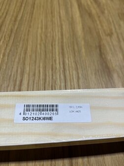 Grenen plint 12x43x2400