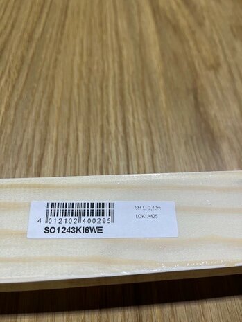 Grenen plint 12x43x2400