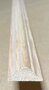 Grenen houten koplat; 9mm x 22mm x 2700mm; €2,-