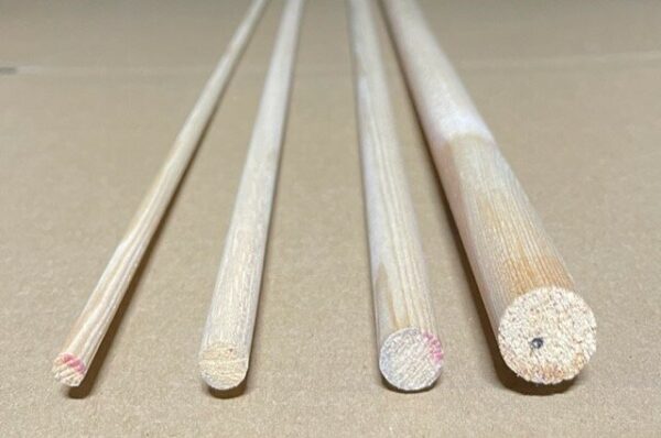 Rondhout grenen 12mm